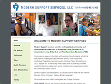 Tablet Screenshot of modernsupportservices.org
